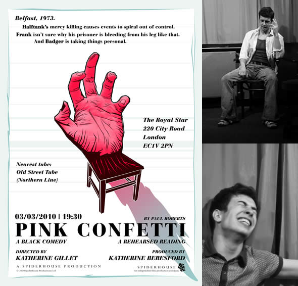 Pink Confetti ~ Posster, Small